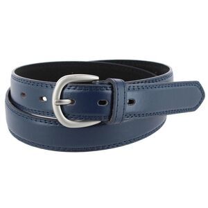 CTM Men's 1 1/8 Inch Wide Basic Dress Belt
